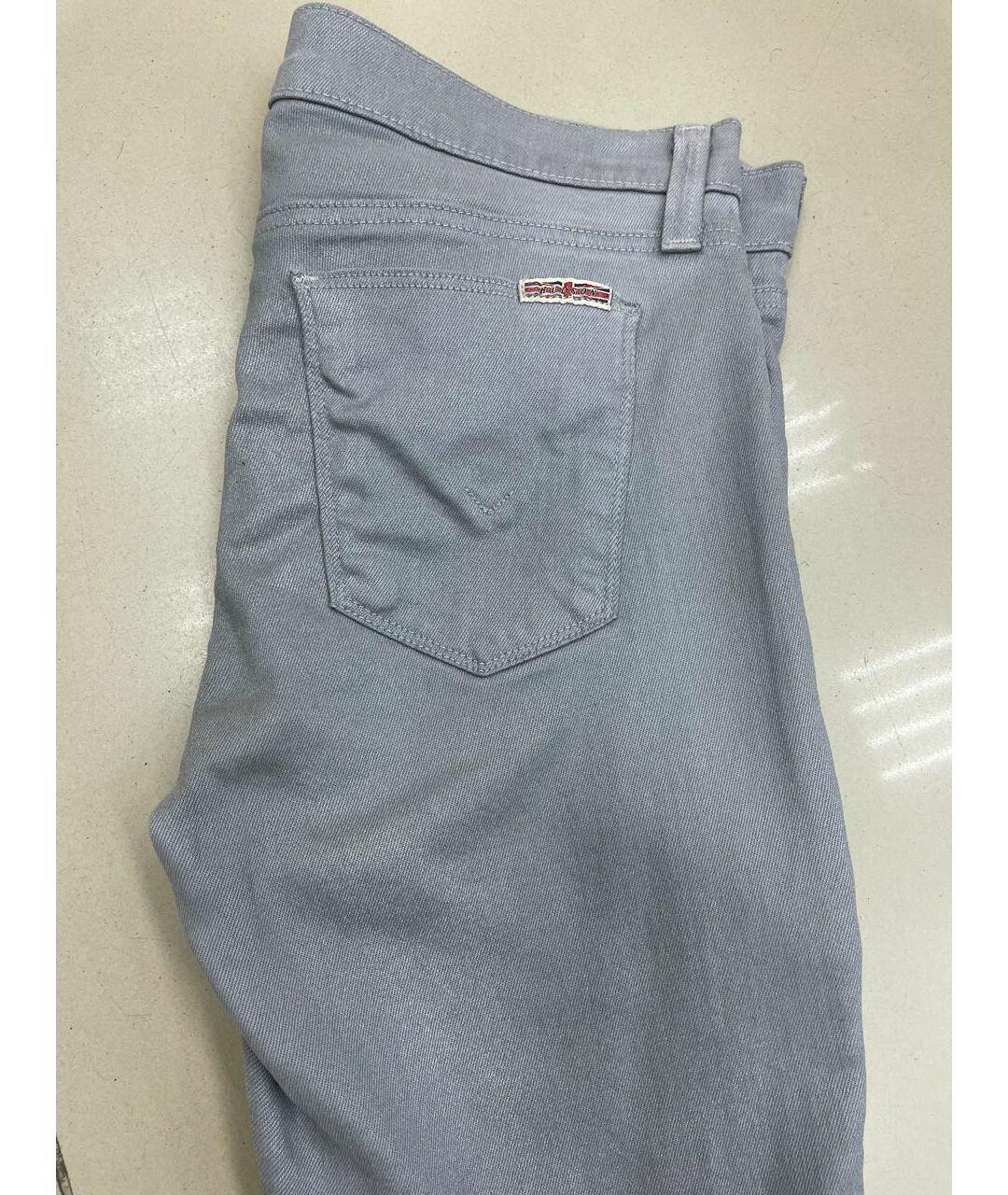HUDSON Серые хлопко-лиоцелловые джинсы слим, фото 2
