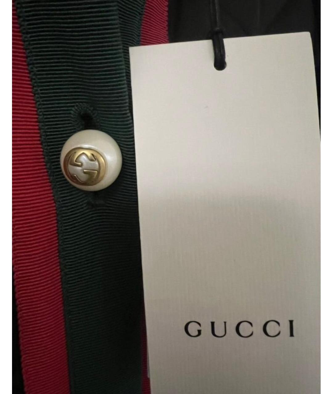 GUCCI Черное синтетическое пальто, фото 5