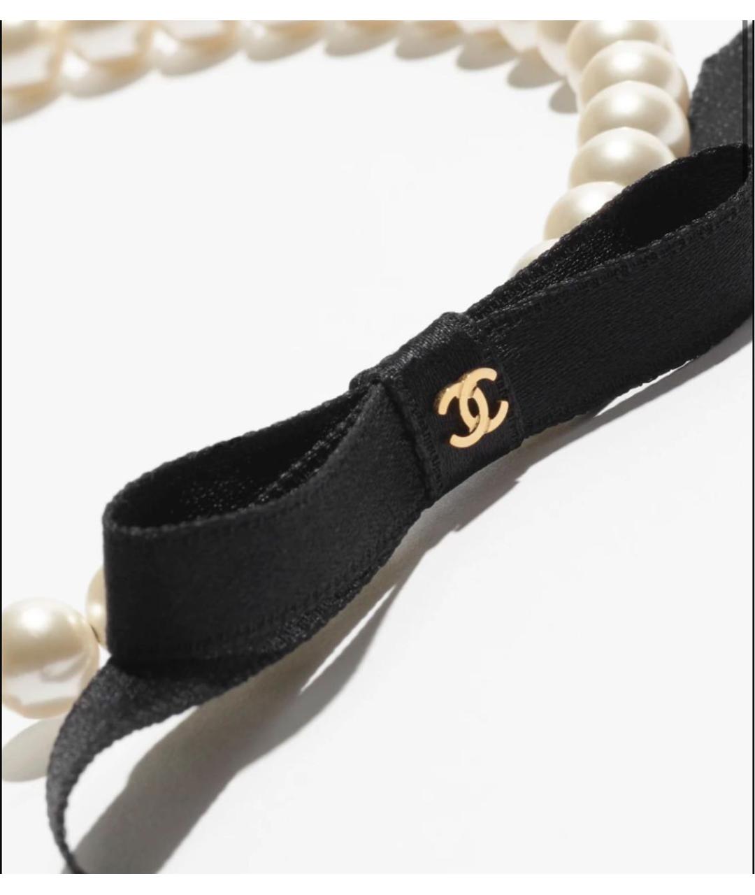 CHANEL Белый ободок, фото 2