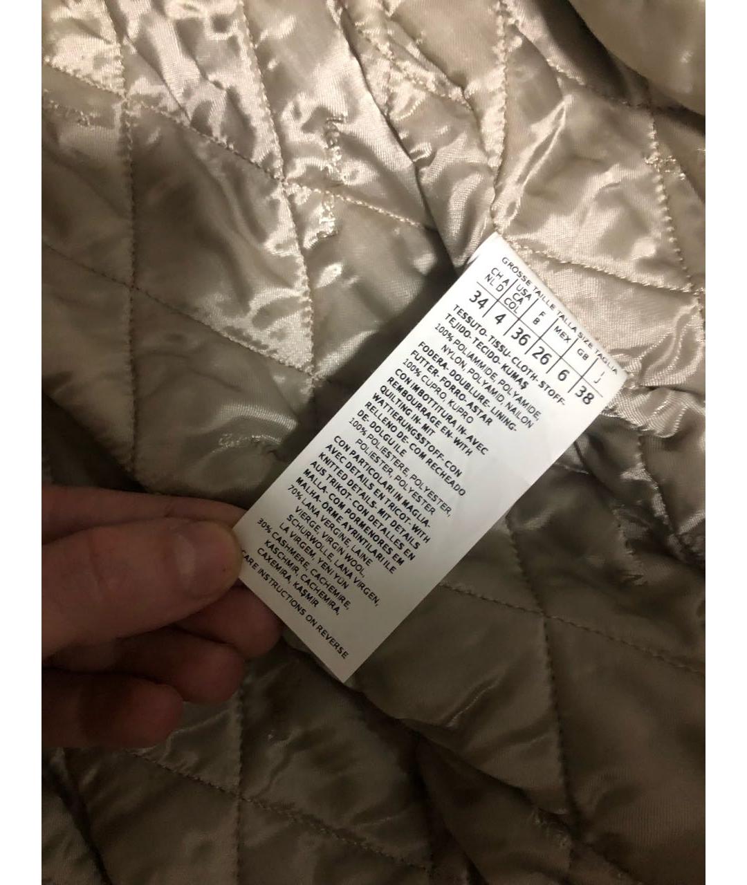 MAX MARA Хаки шерстяная куртка, фото 4