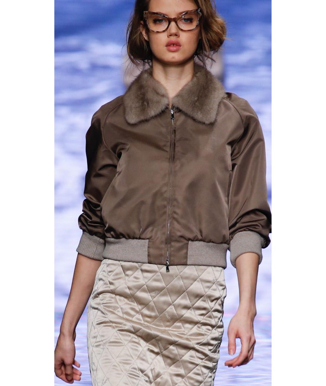 MAX MARA Хаки шерстяная куртка, фото 5