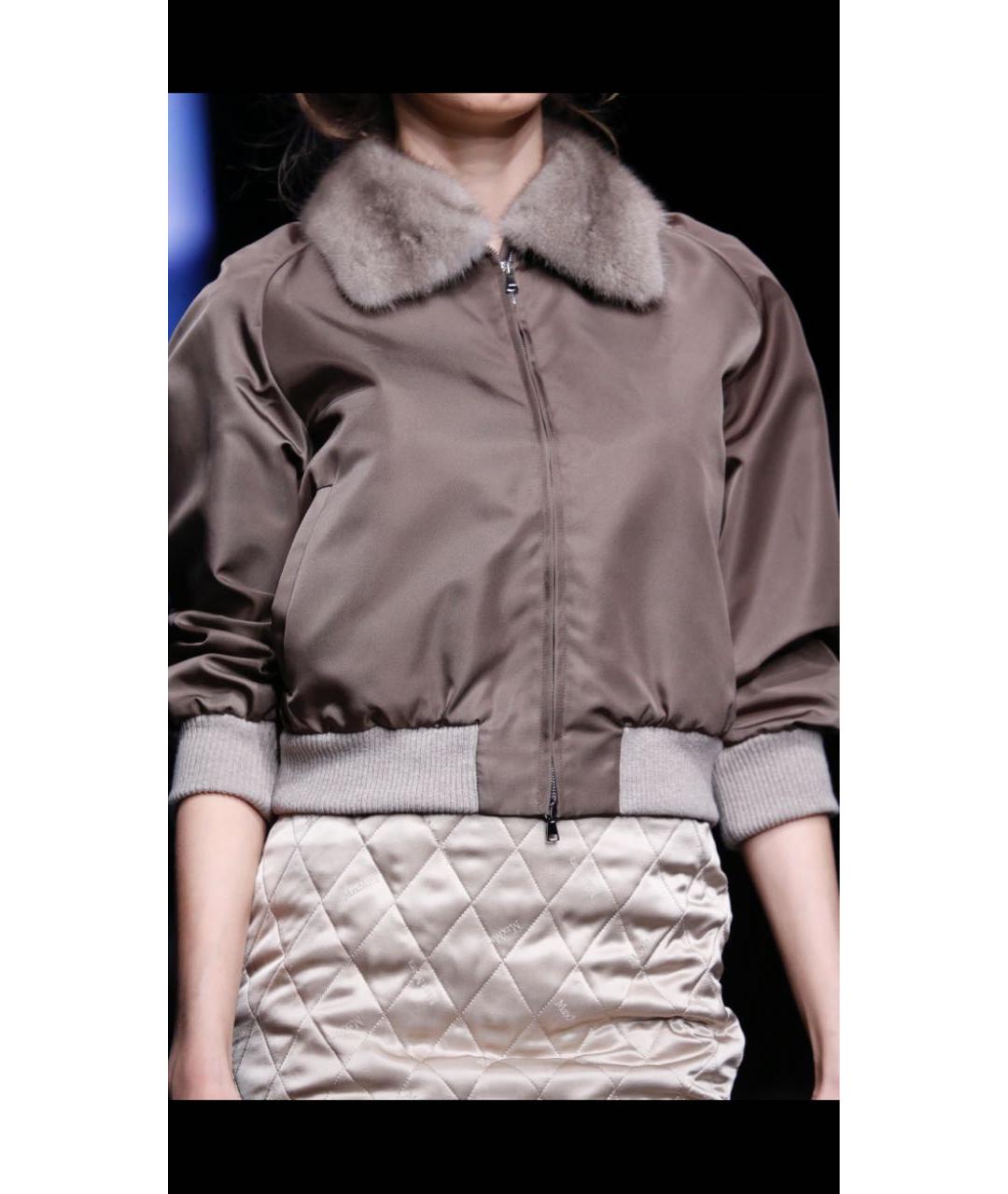 MAX MARA Хаки шерстяная куртка, фото 6