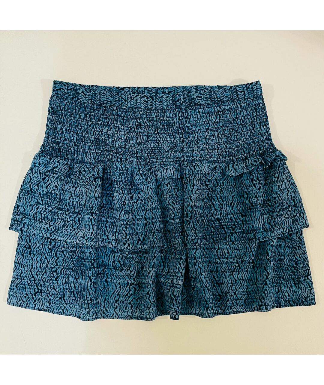 MICHAEL MICHAEL KORS Голубая полиэстеровая юбка мини, фото 3