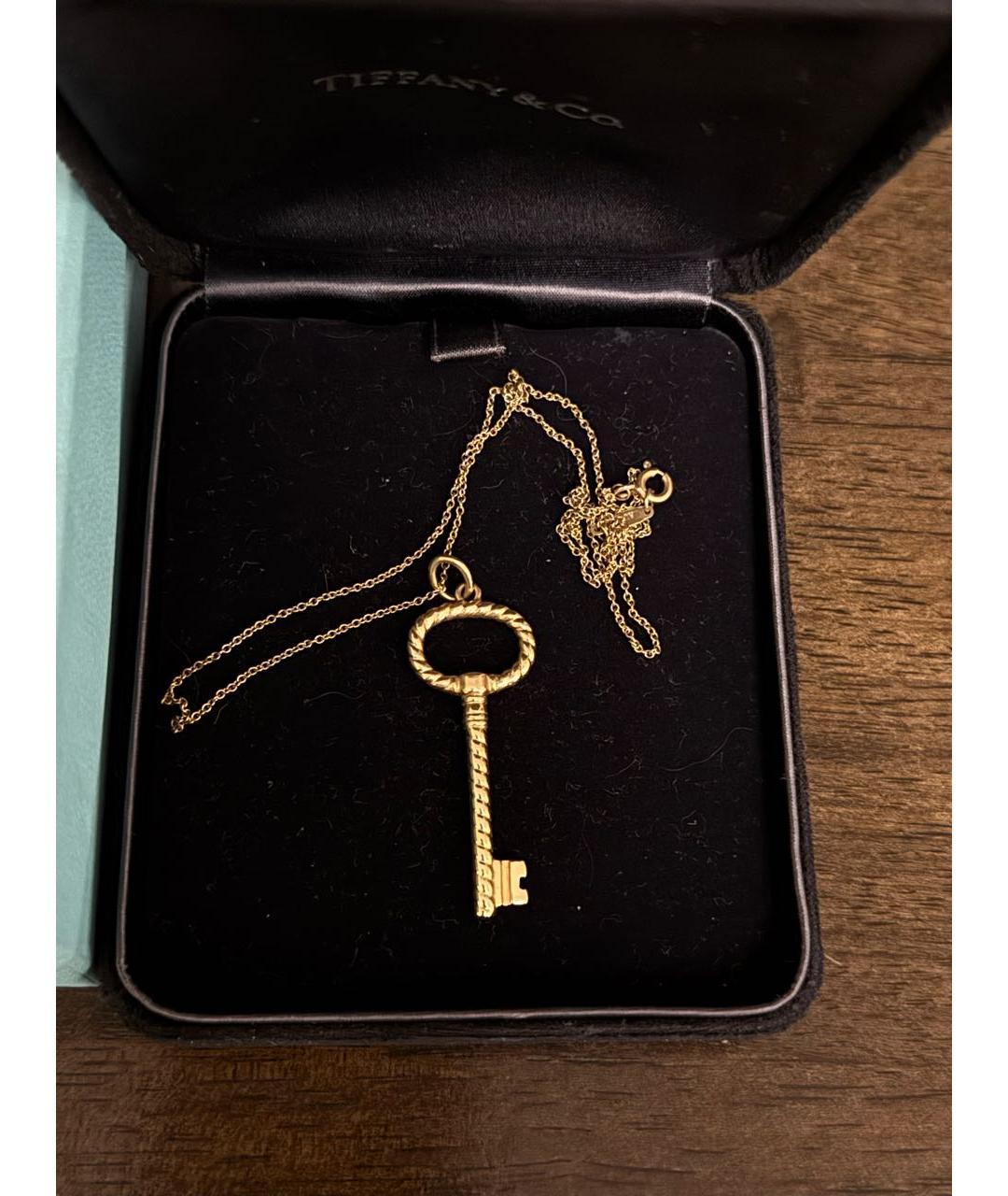 TIFFANY&CO Золотой кулон из желтого золота, фото 2