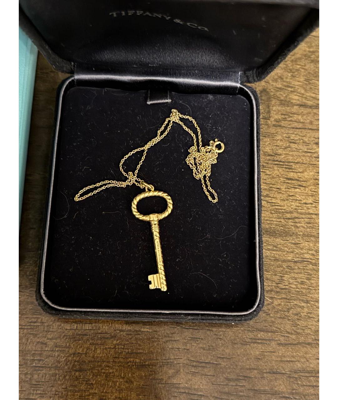 TIFFANY&CO Золотой кулон из желтого золота, фото 3