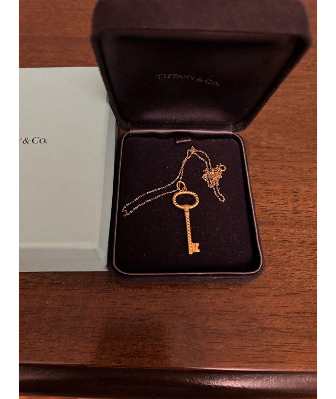 TIFFANY&CO Золотой кулон из желтого золота, фото 4