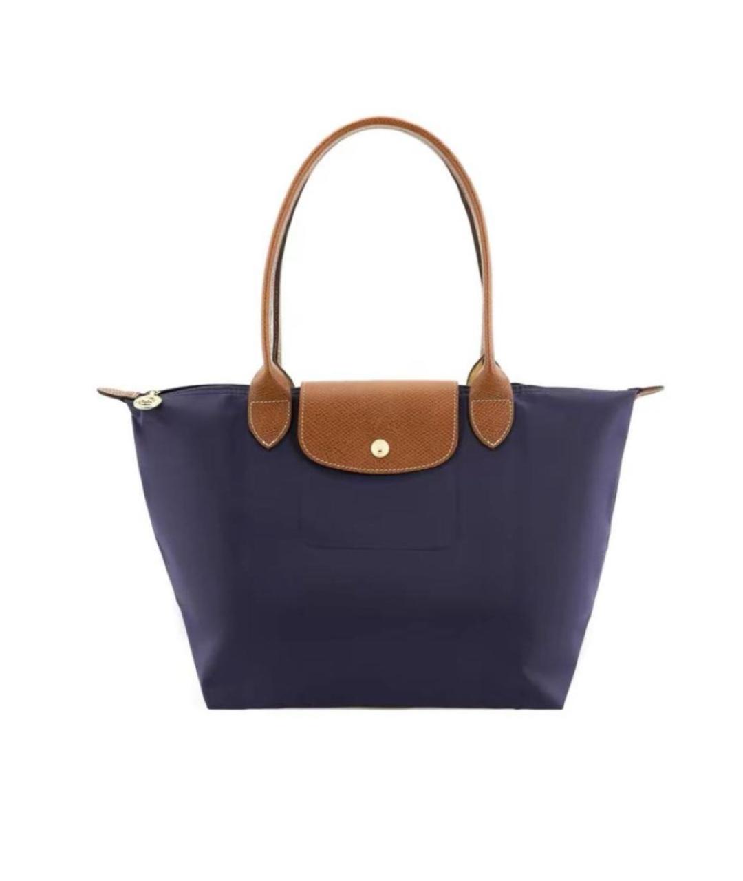 LONGCHAMP Темно-синяя сумка тоут, фото 3