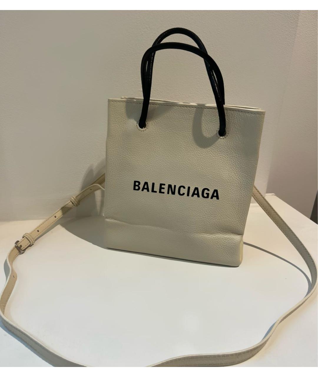 BALENCIAGA Бежевая сумка тоут, фото 5