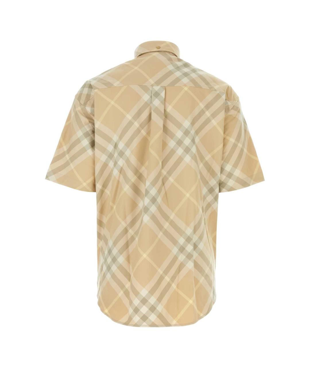 BURBERRY Бежевая хлопковая кэжуал рубашка, фото 2