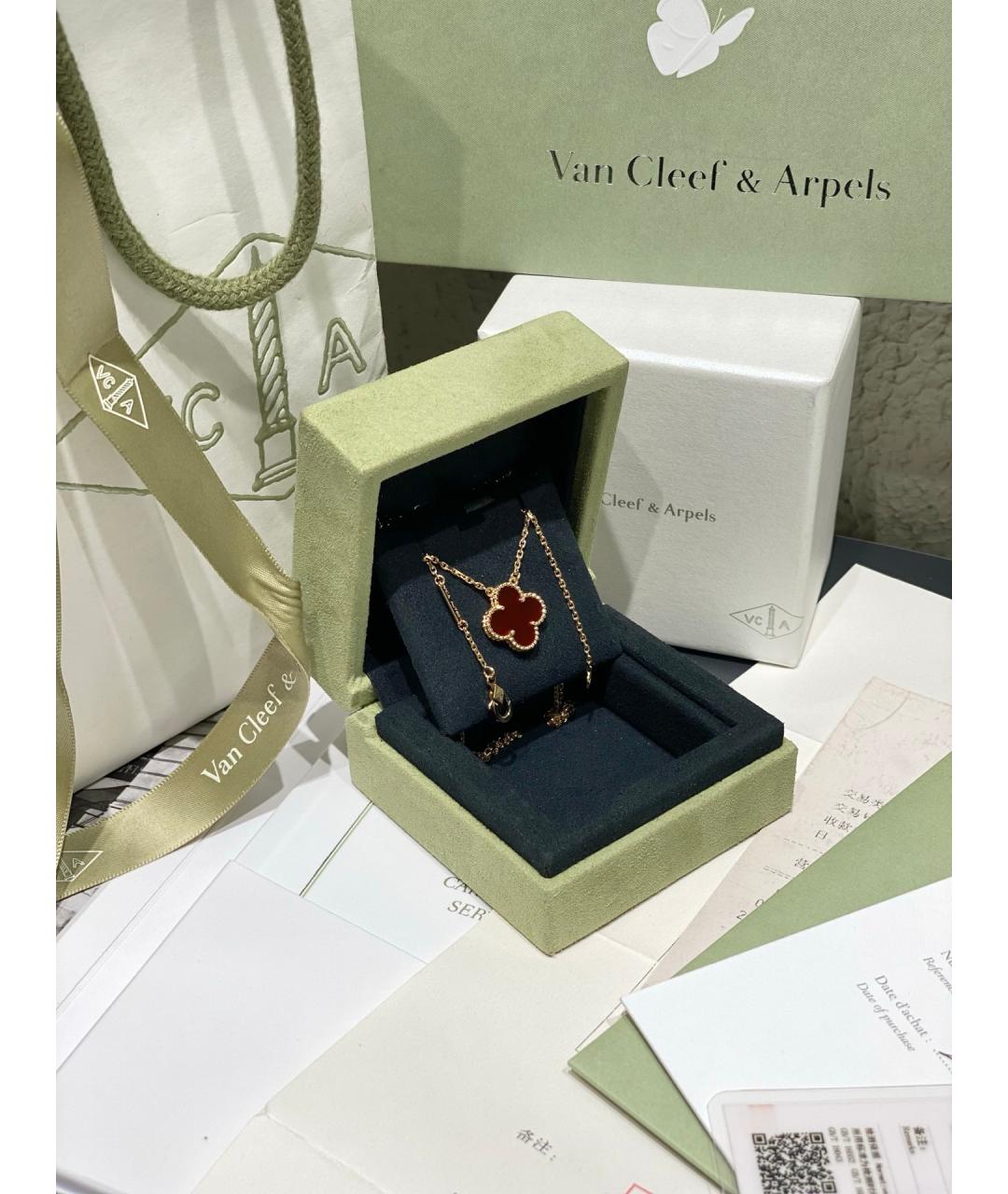 VAN CLEEF & ARPELS Золотое колье из розового золота, фото 3