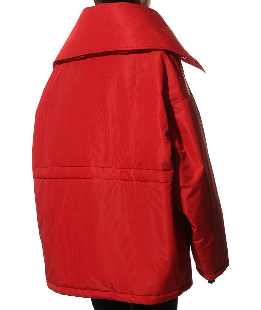 BALENCIAGA Красная полиэстеровая парка, фото 3