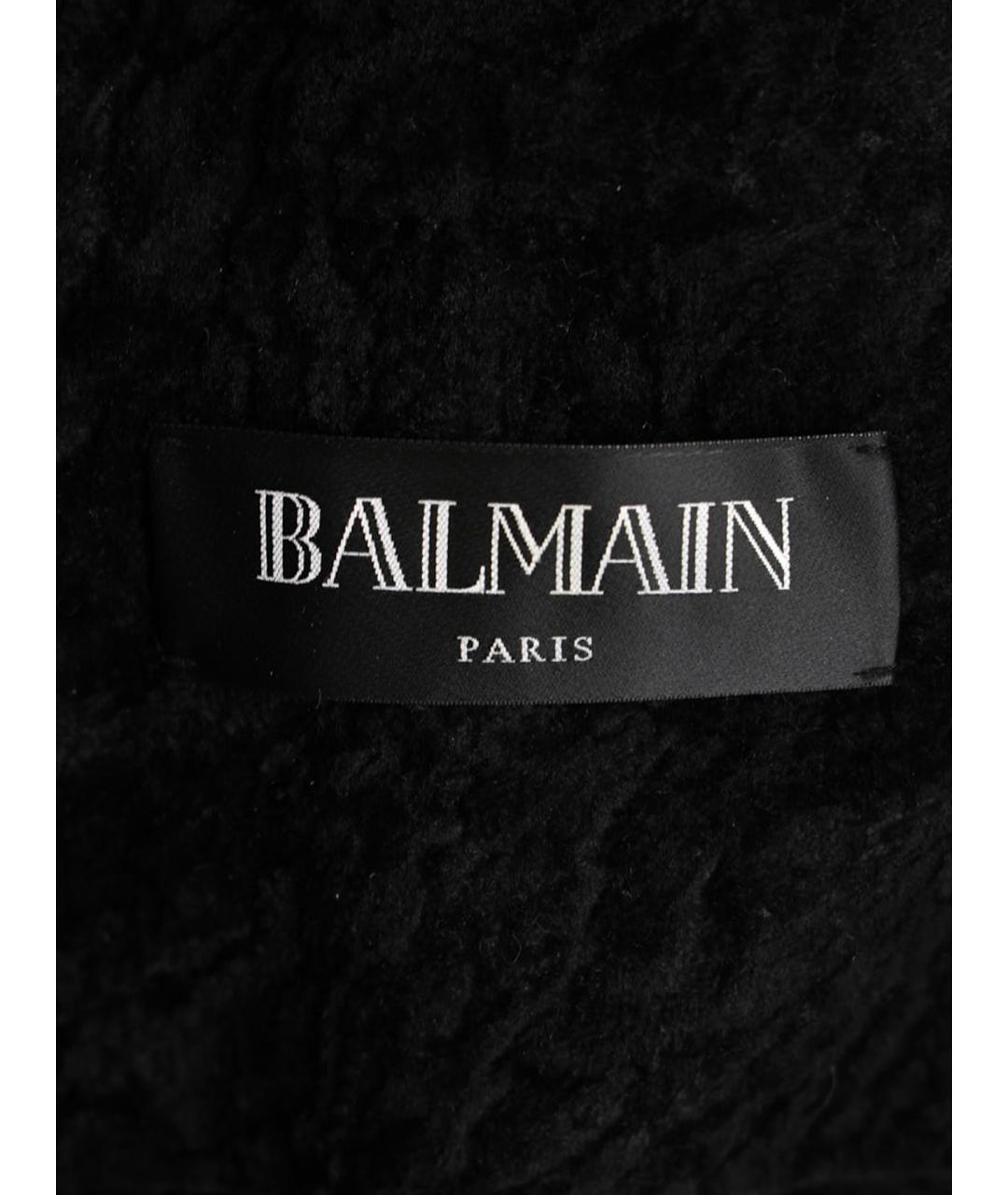 BALMAIN Черная дубленка/шуба, фото 7