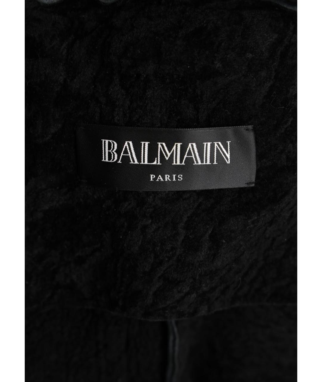 BALMAIN Черная дубленка/шуба, фото 3