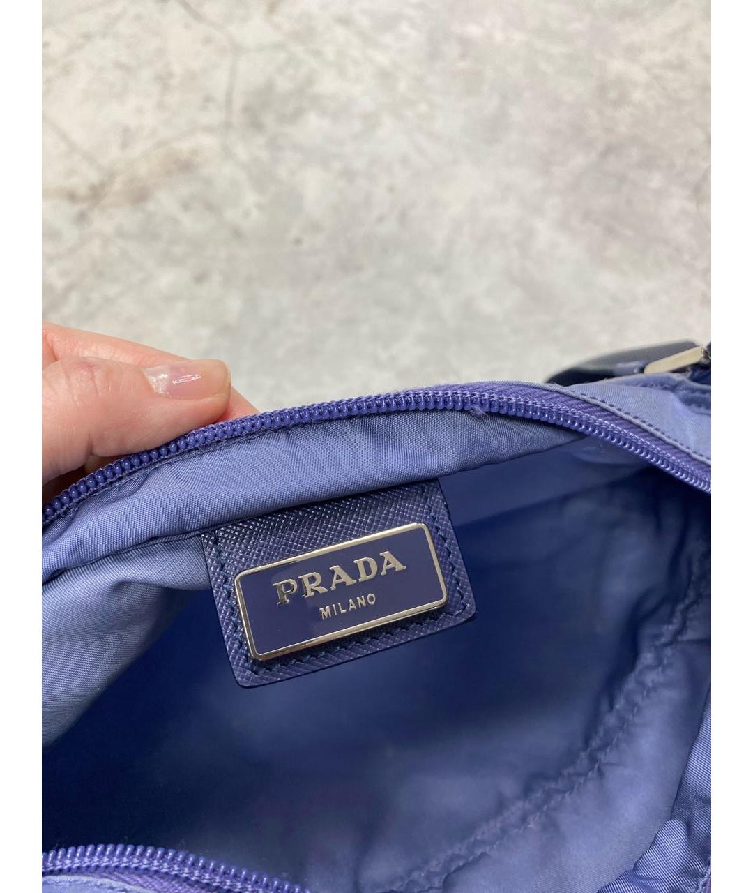 PRADA Синяя сумка на плечо, фото 5