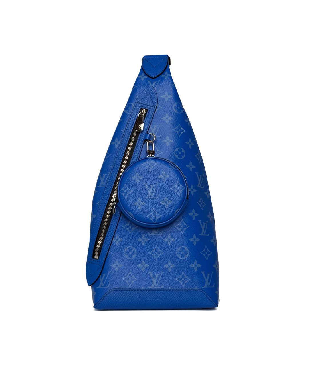 LOUIS VUITTON Синяя кожаная сумка на плечо, фото 1