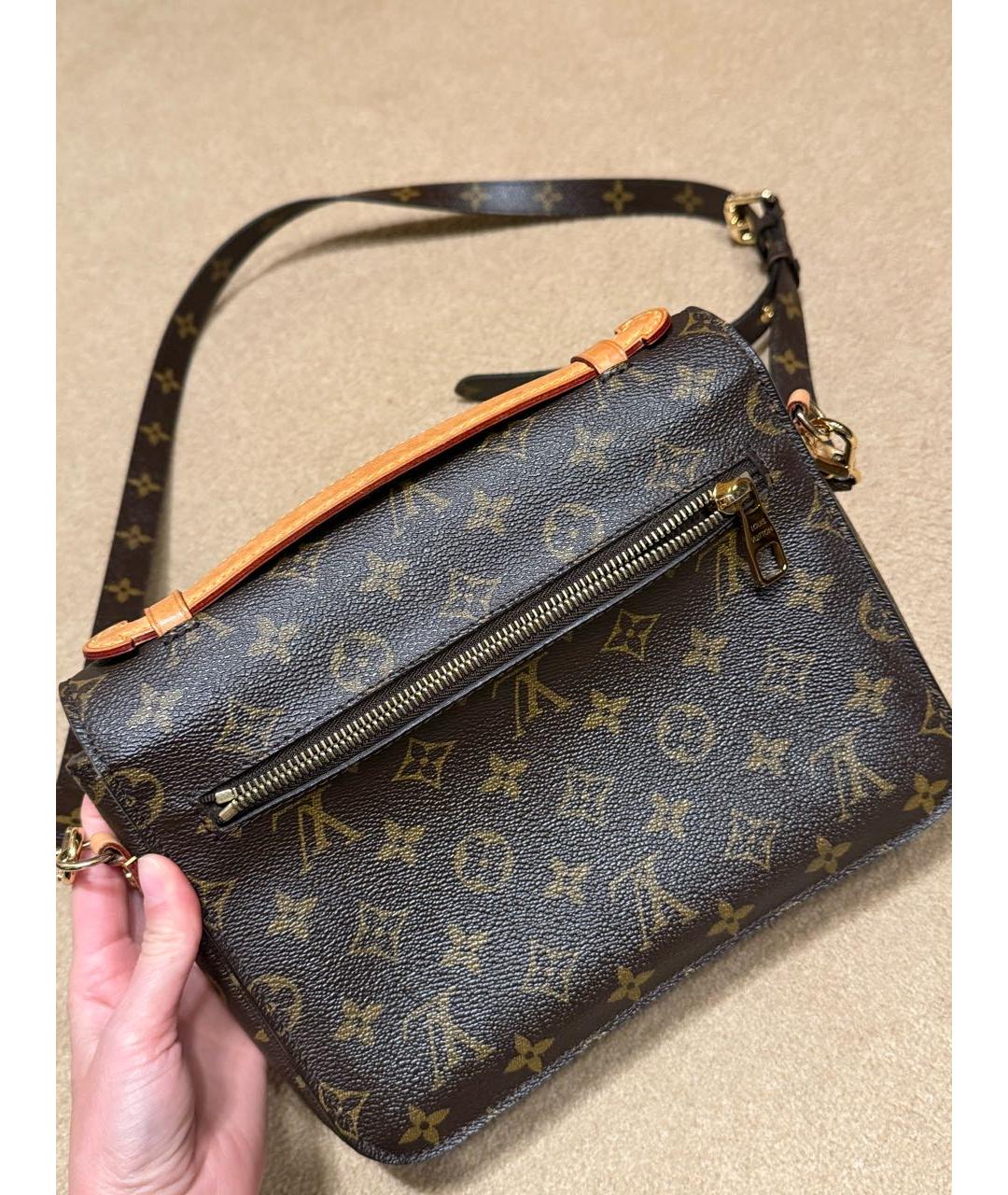 LOUIS VUITTON Коричневая сумка через плечо, фото 3