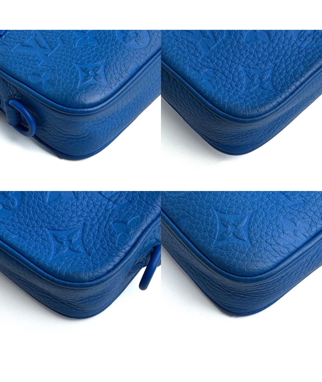 LOUIS VUITTON Синяя кожаная сумка на плечо, фото 6