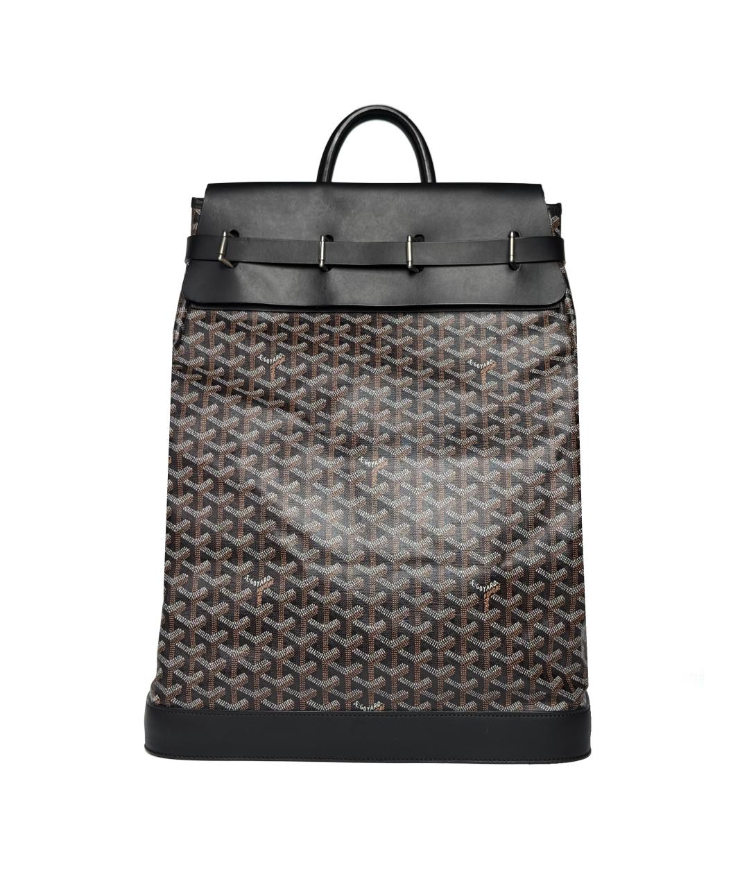 GOYARD Черный кожаный портфель, фото 1