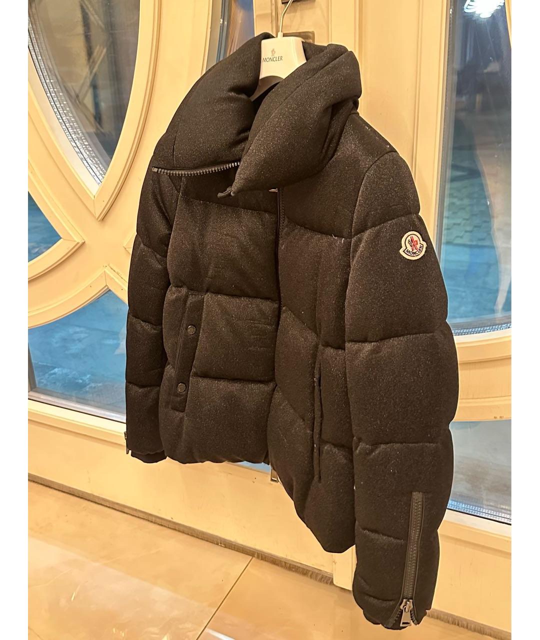 MONCLER Черная куртка, фото 2