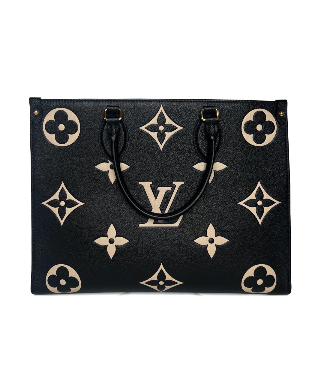 LOUIS VUITTON Черная кожаная сумка через плечо, фото 3