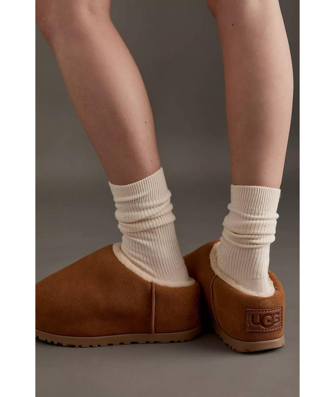 UGG AUSTRALIA Черные замшевые мюли, фото 6