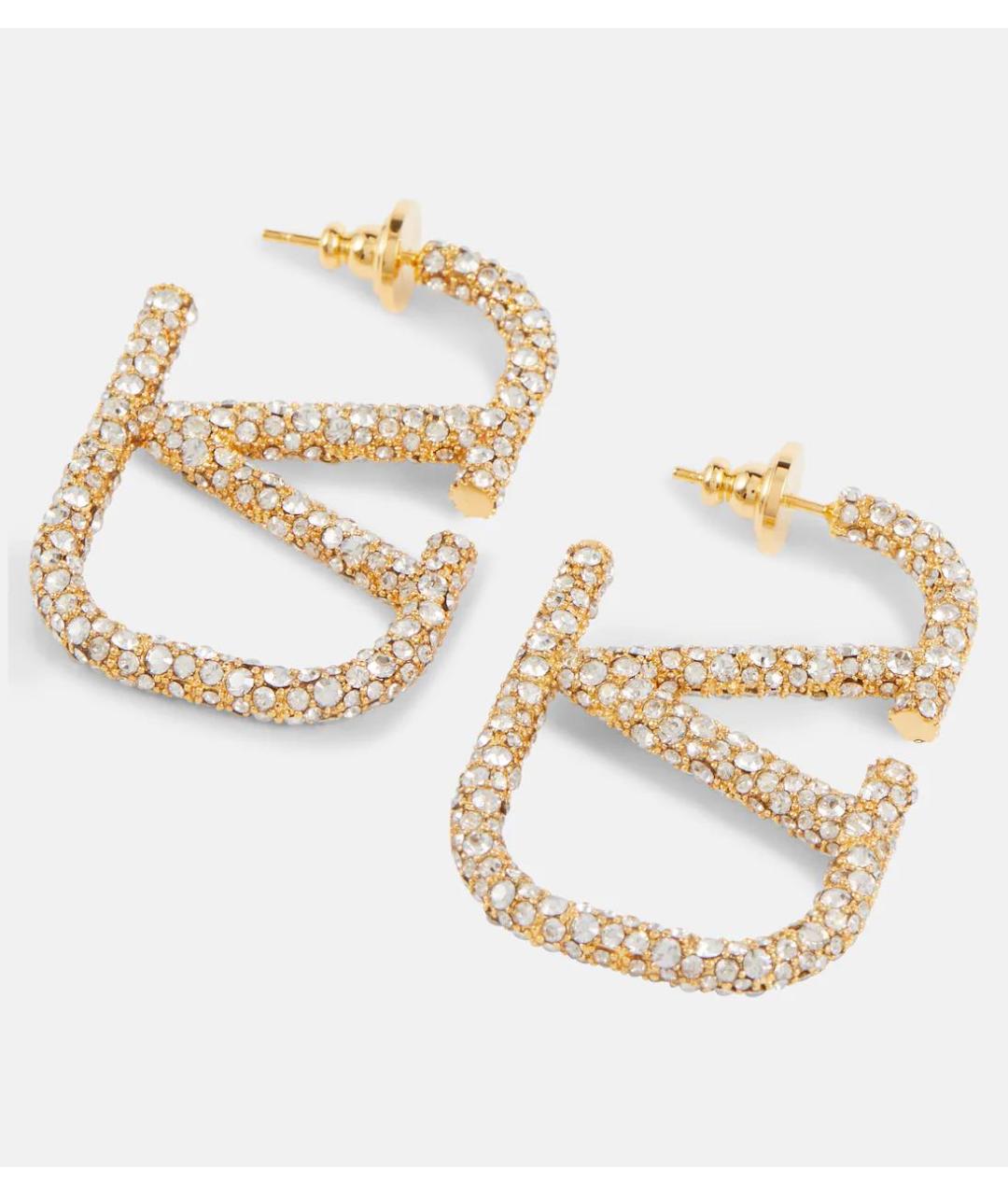 VALENTINO Золотые металлические серьги, фото 2