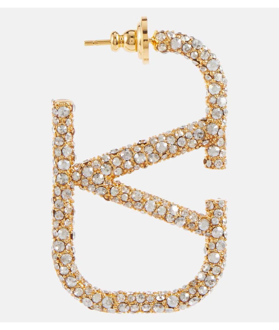 VALENTINO Золотые металлические серьги, фото 3