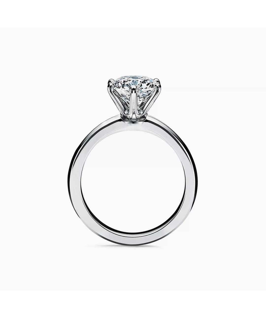 TIFFANY&CO Серебряное платиновое кольцо, фото 5
