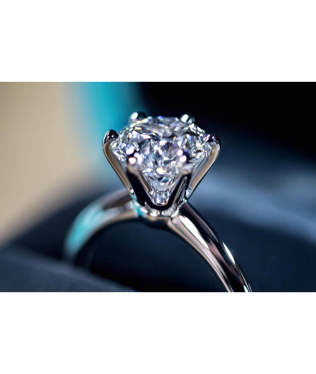 TIFFANY&CO Серебряное платиновое кольцо, фото 4