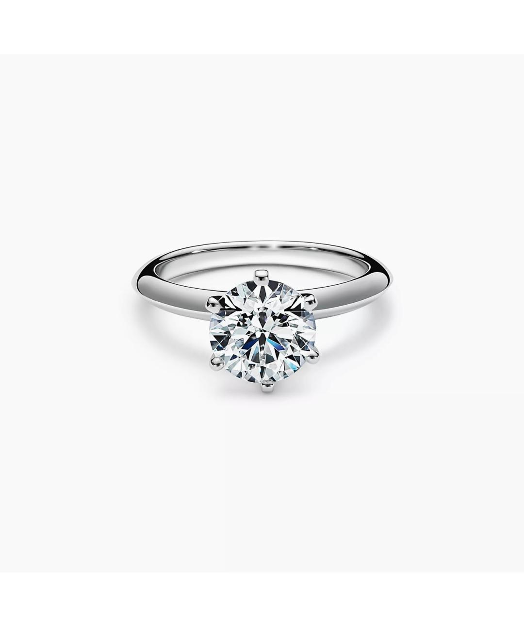 TIFFANY&CO Серебряное платиновое кольцо, фото 3
