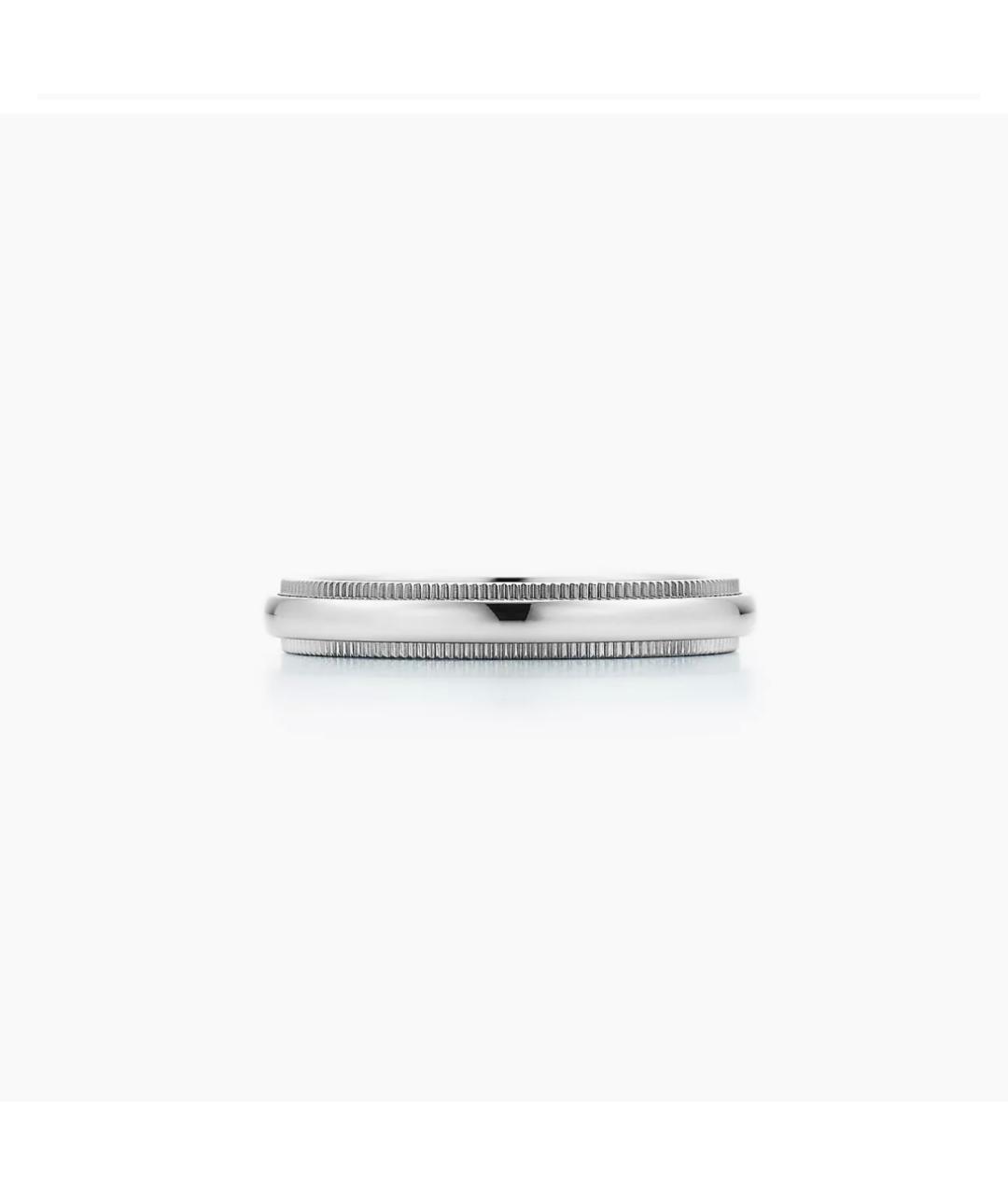 TIFFANY&CO Серебряное платиновое кольцо, фото 3