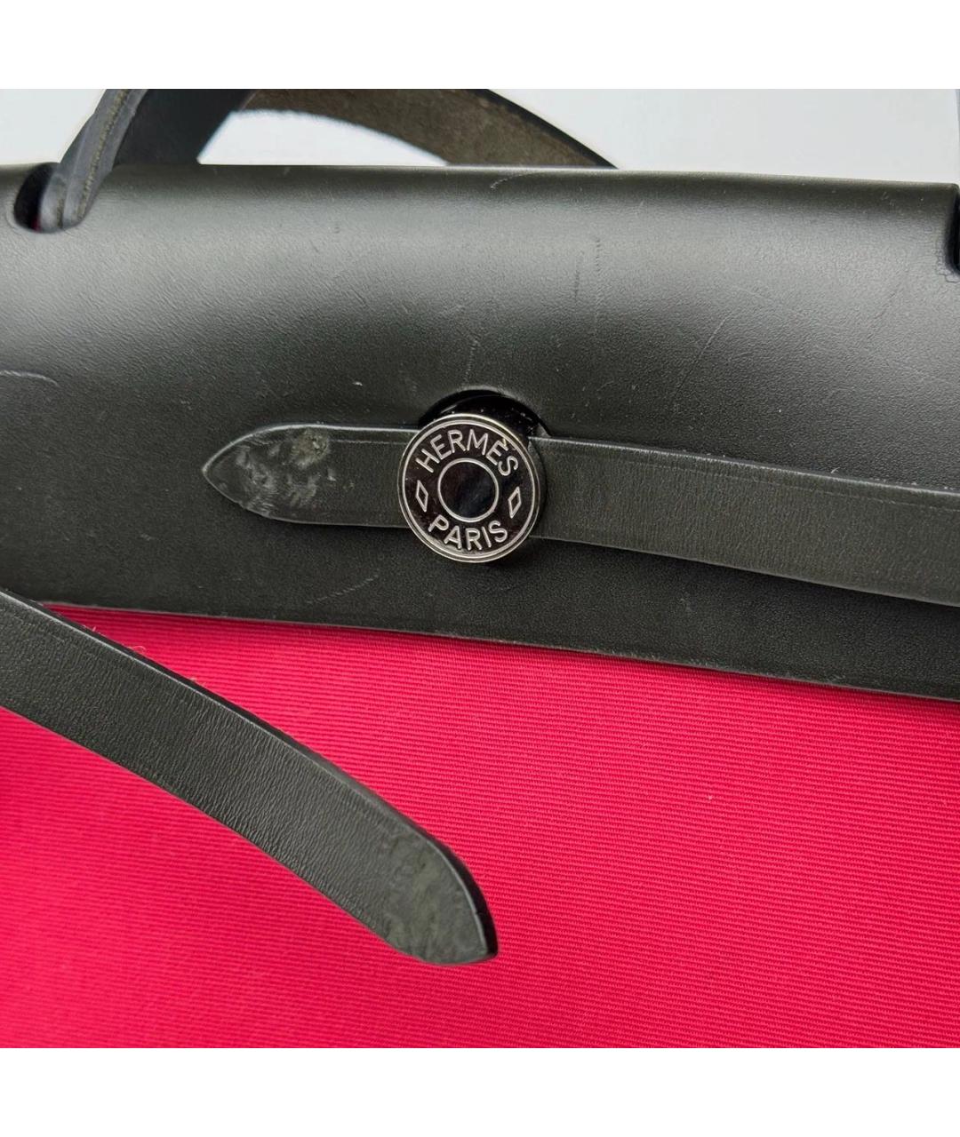 HERMES Розовая кожаная сумка через плечо, фото 6
