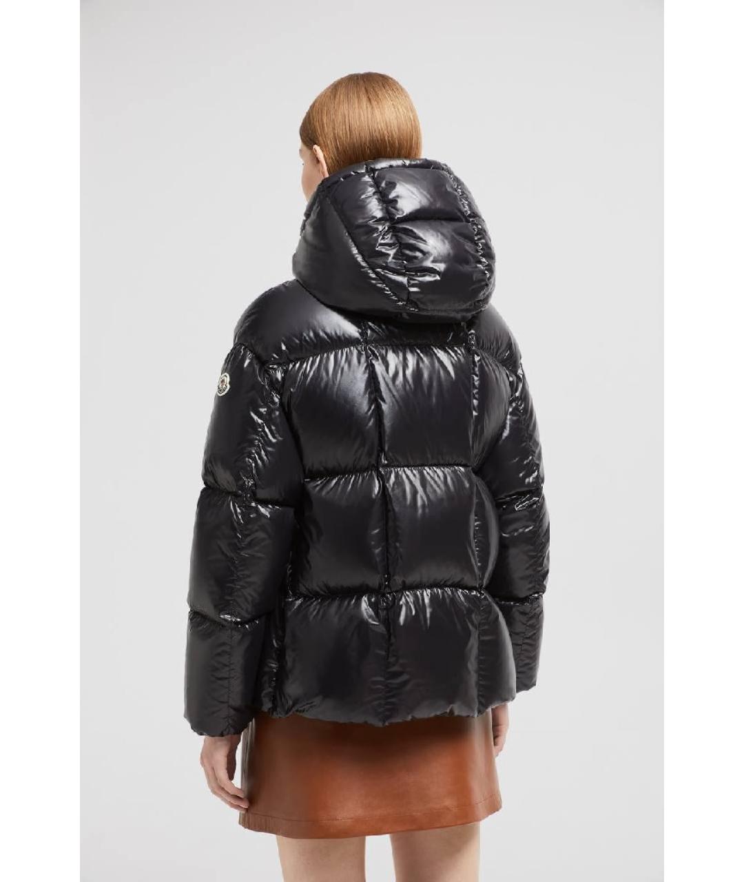 MONCLER Черный пуховик, фото 6