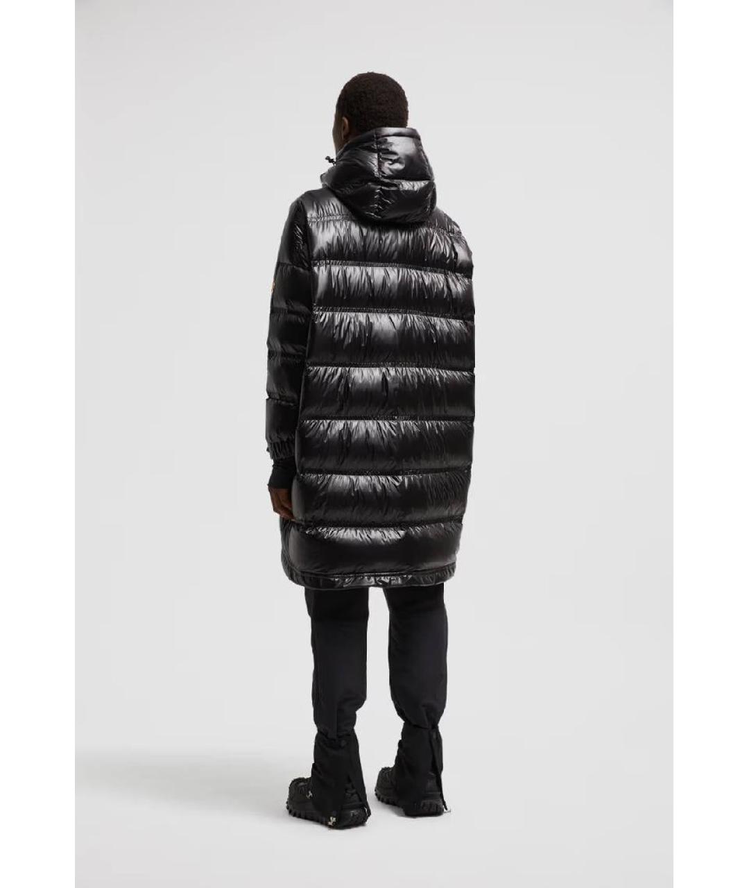 MONCLER Черный пуховик, фото 3