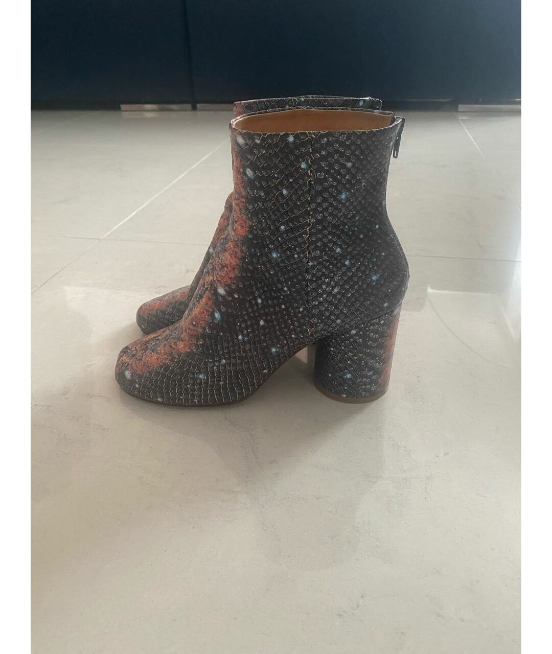 MAISON MARGIELA Мульти кожаные ботильоны, фото 5