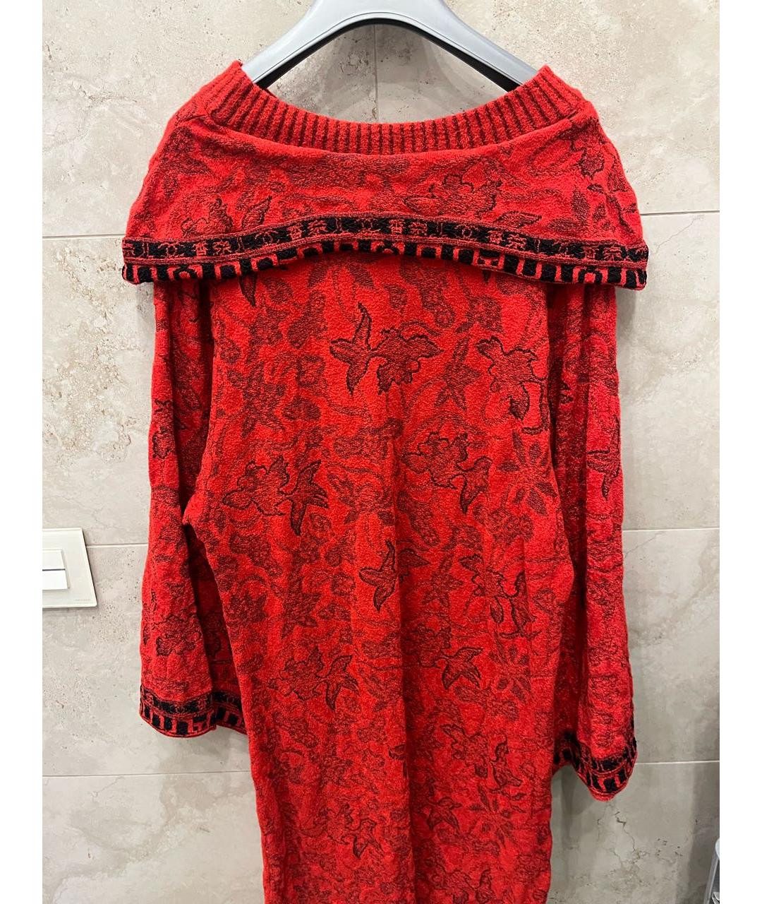 CHANEL Красное твидовое платье, фото 3