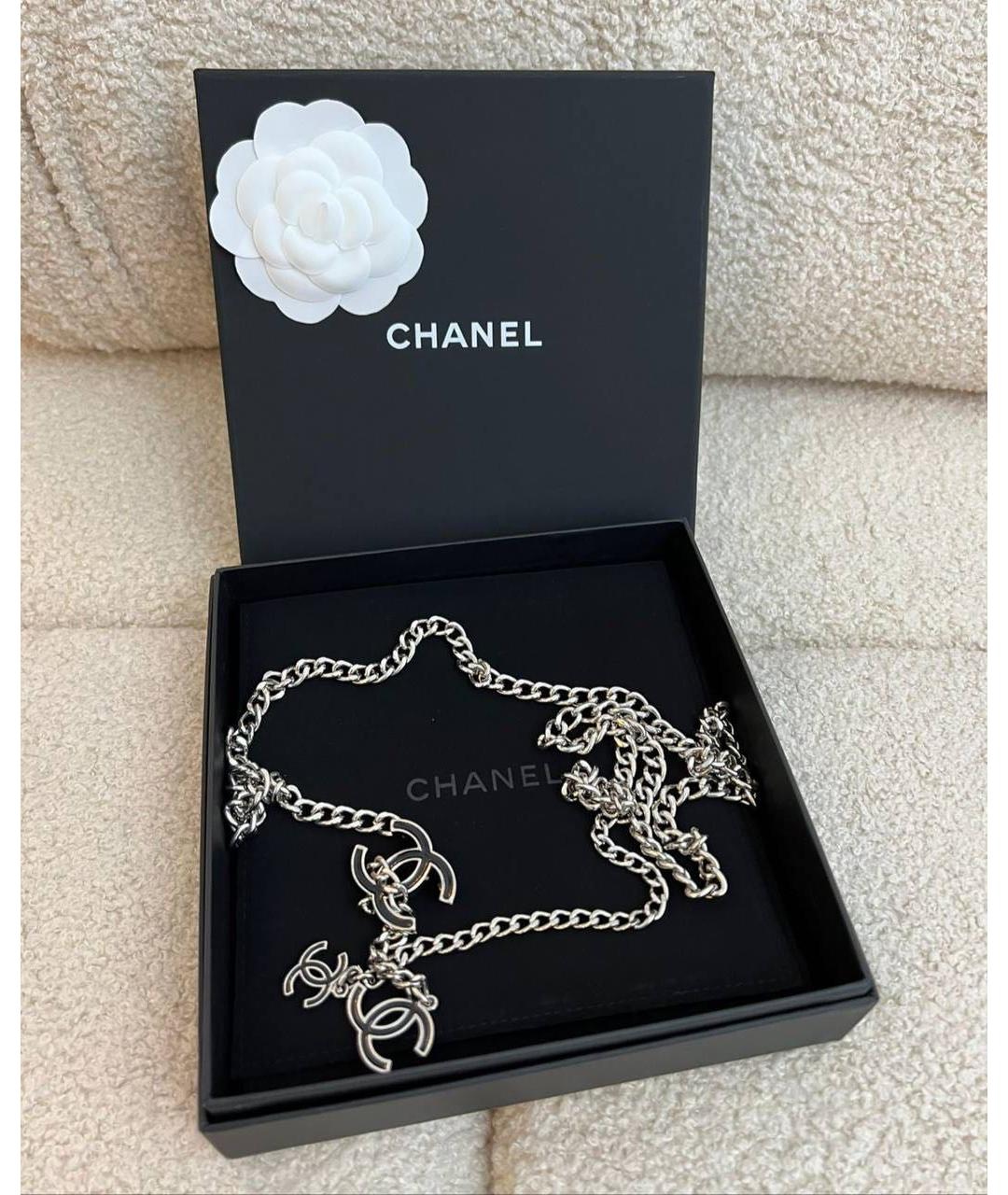 CHANEL Серебрянный ремень, фото 4