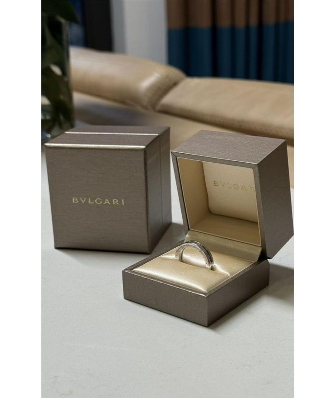 BVLGARI Серебряное кольцо из белого золота, фото 2