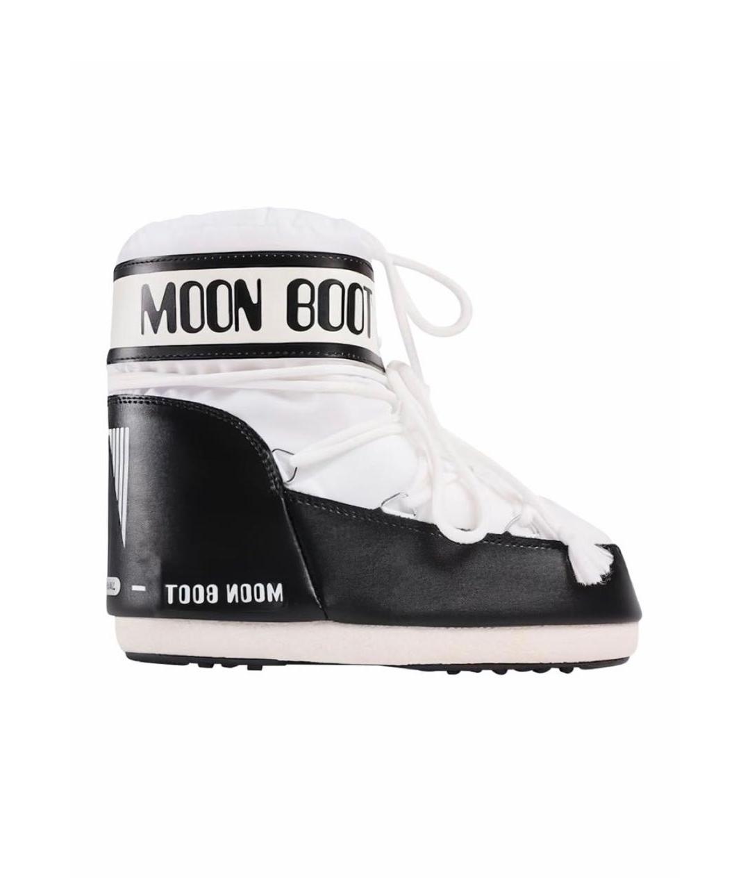 MOON BOOT Белые синтетические ботинки, фото 1