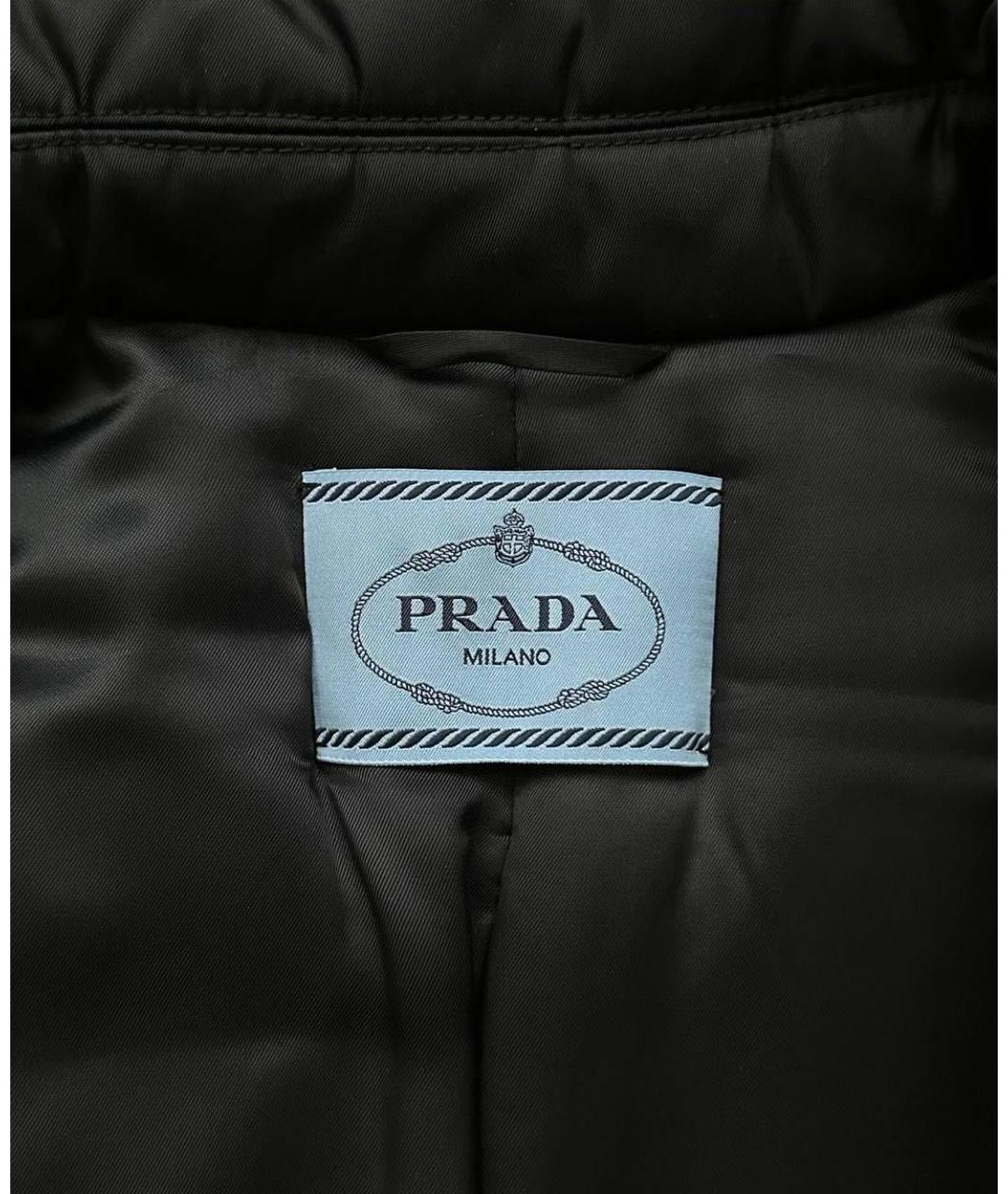 PRADA Черный пуховик, фото 4