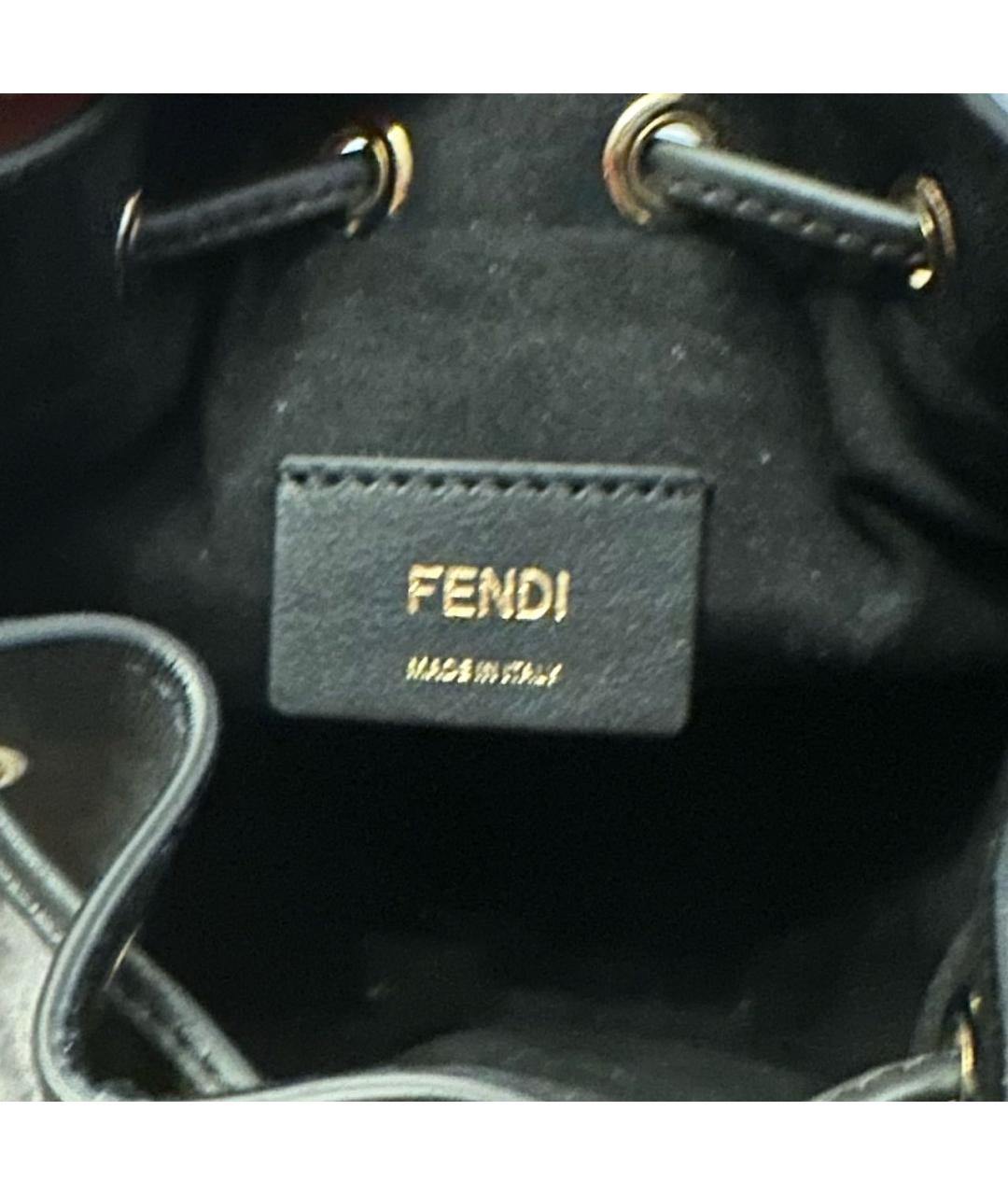 FENDI Антрацитовая сумка через плечо, фото 6