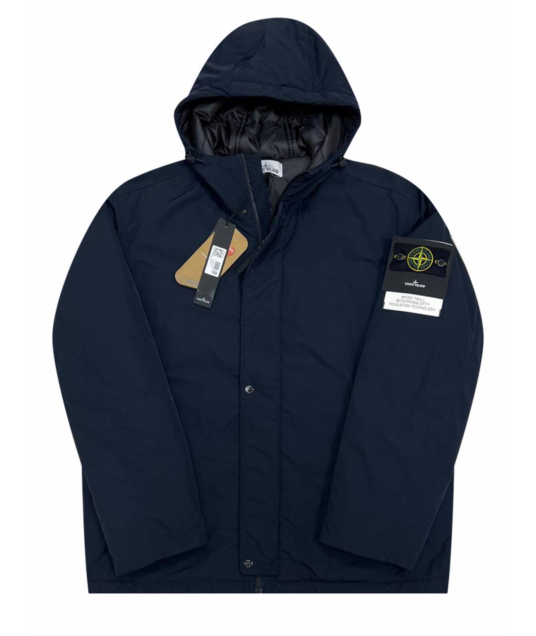 STONE ISLAND Темно-синяя куртка, фото 1