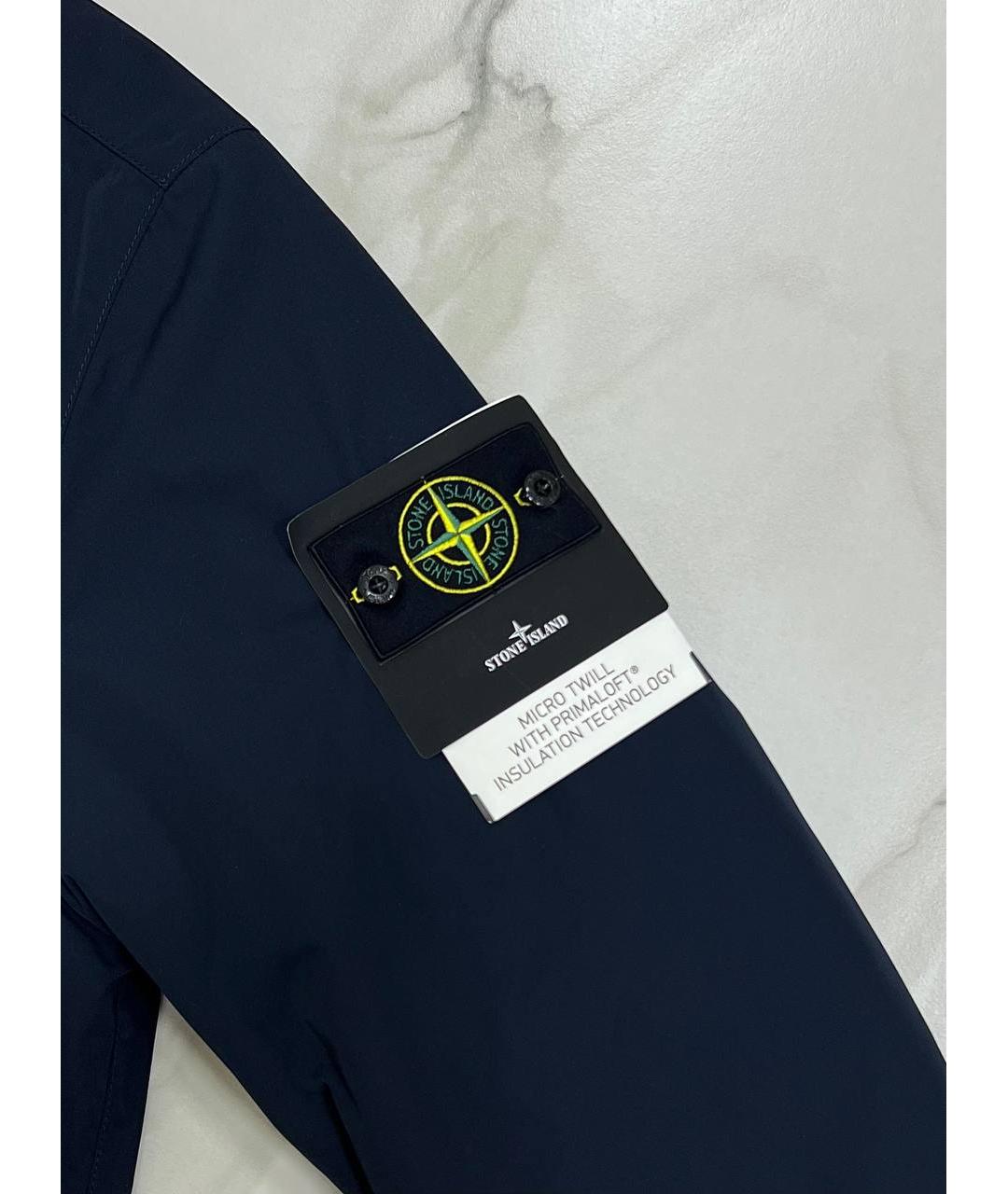 STONE ISLAND Темно-синяя куртка, фото 3