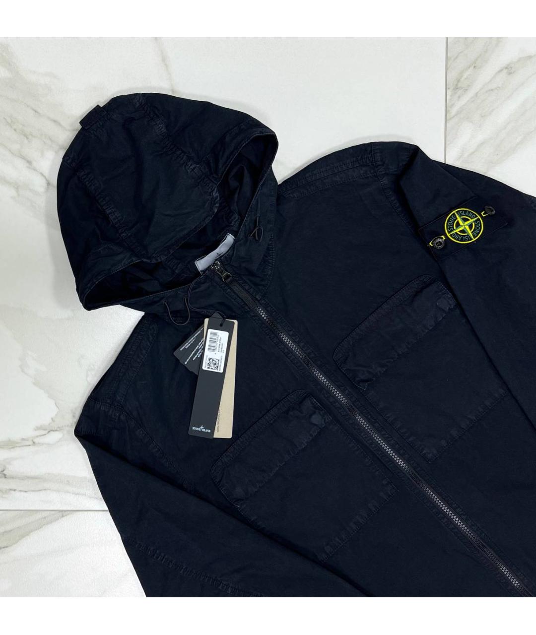 STONE ISLAND Черная куртка, фото 2