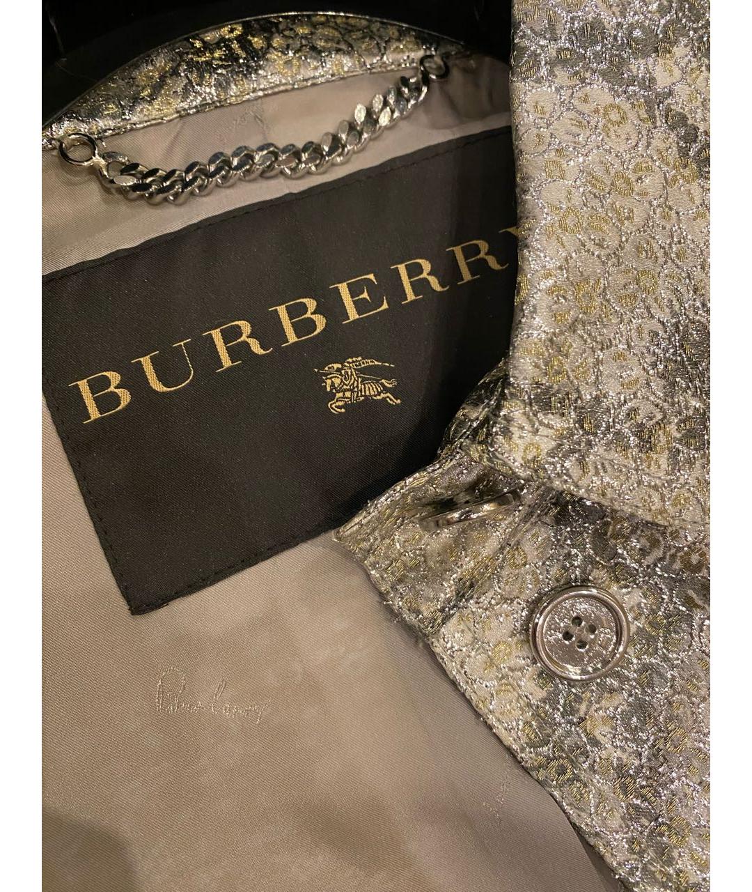 BURBERRY Серый тренч/плащ, фото 4