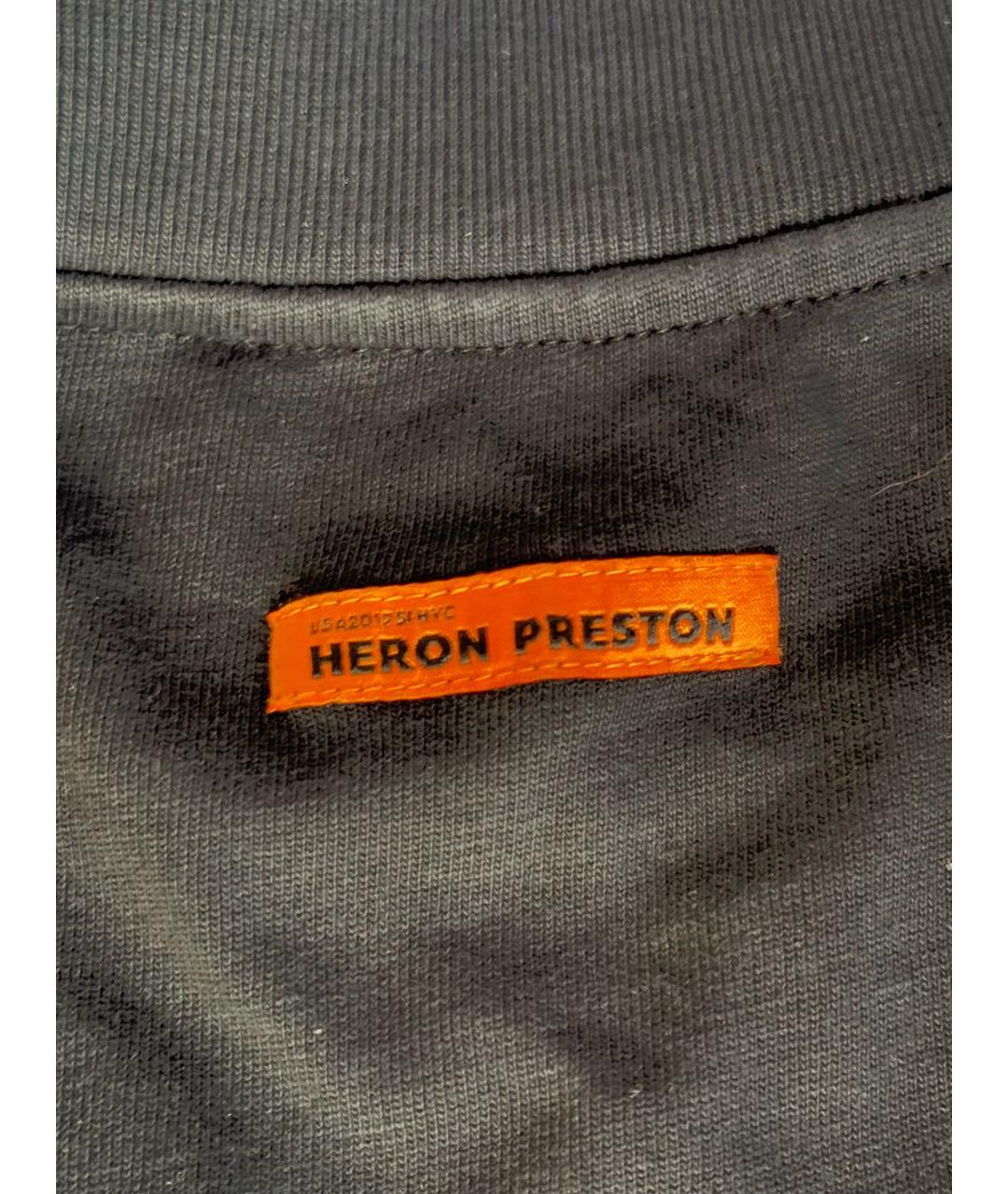 HERON PRESTON Черная футболка, фото 5