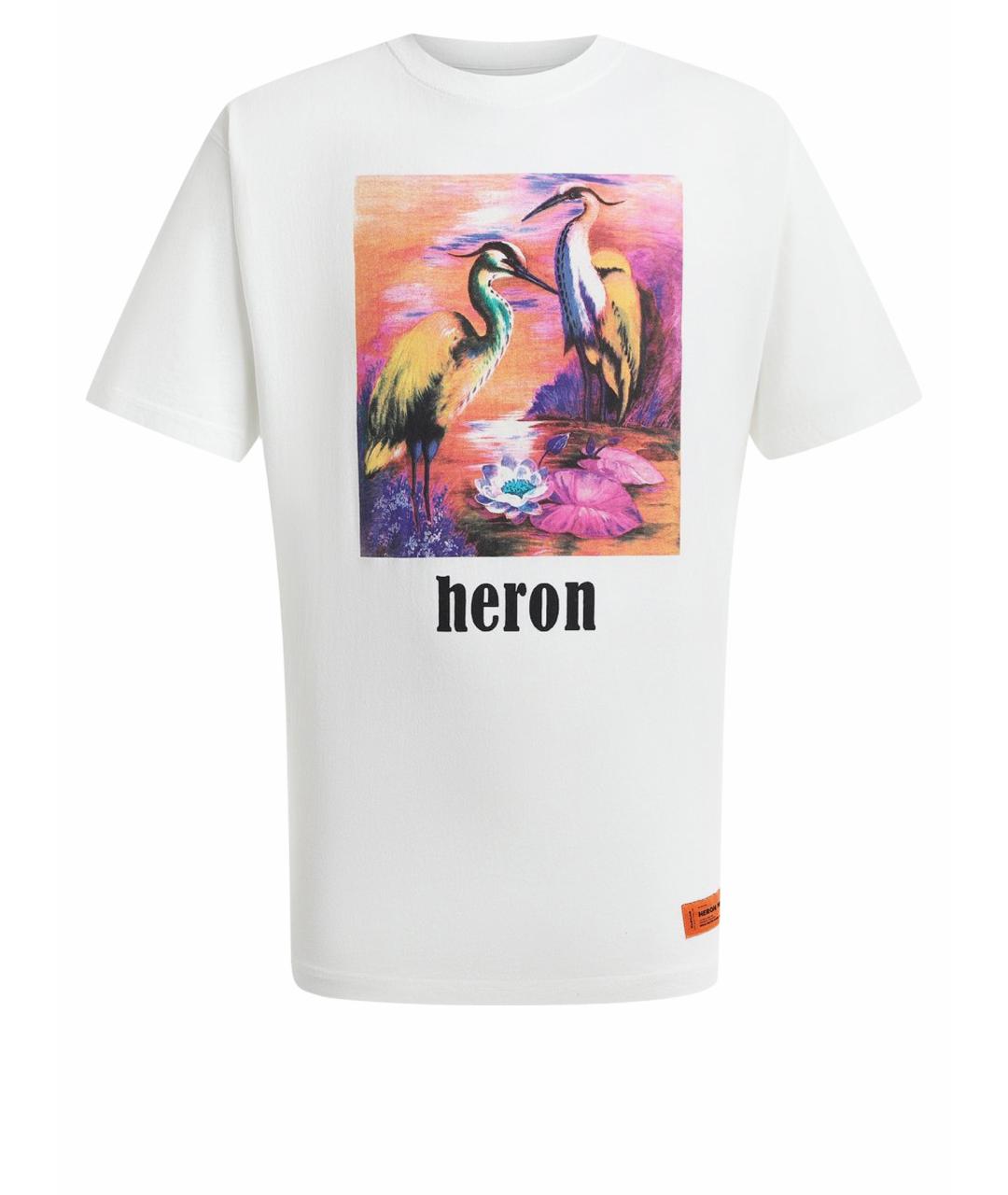 HERON PRESTON Белая футболка, фото 1