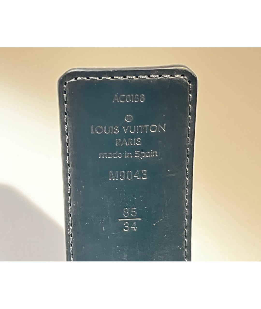 LOUIS VUITTON Черный ремень, фото 3