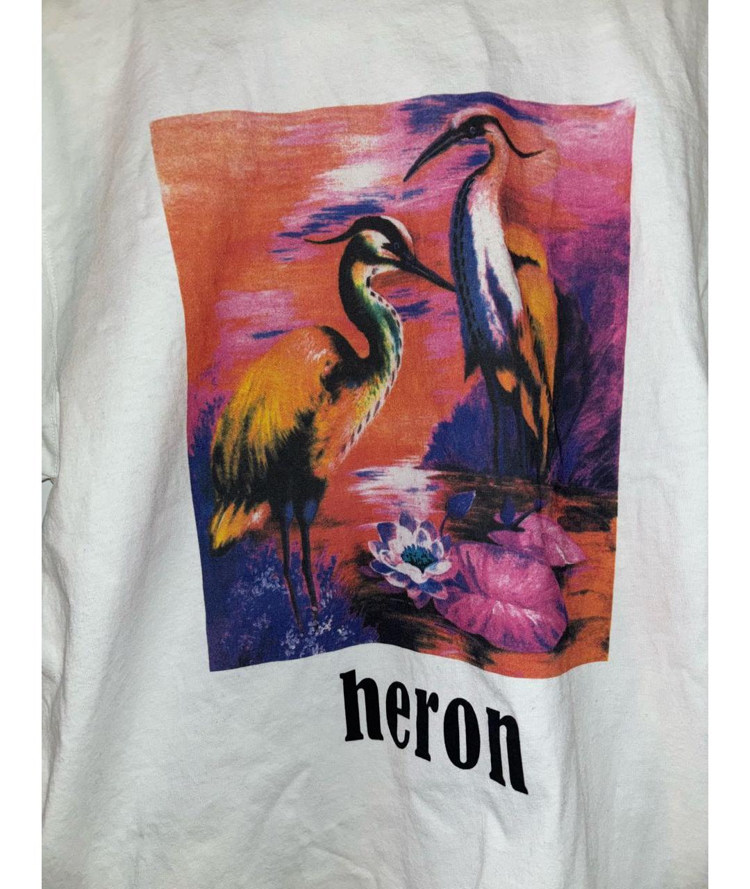 HERON PRESTON Белая футболка, фото 3