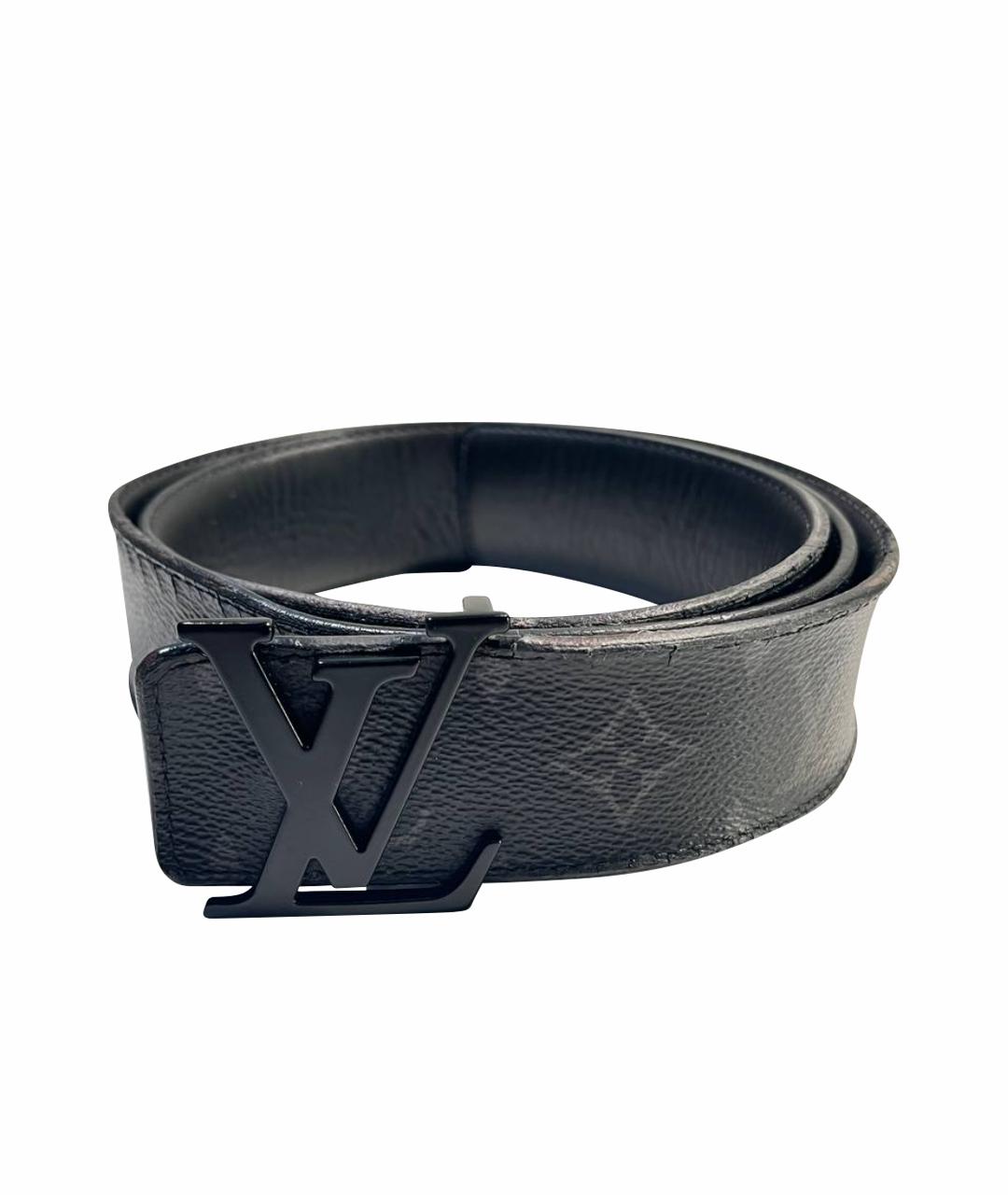 LOUIS VUITTON Черный ремень, фото 1